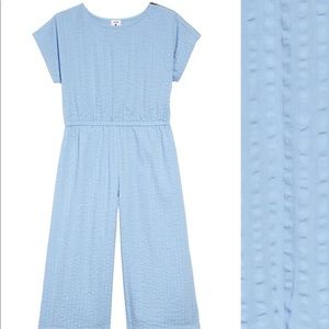 STEM | Textured shoulder zip jumpsuit